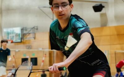Pauline und Sascha im Finale des Yonex-Junior-Cups