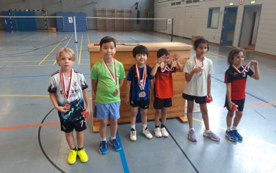 Premiere in der Nonnendammallee: Vier Kinder beim U9-Turnier